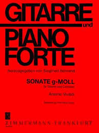 VIVALDI A. - SONATA SOL m GUITARRA Y PIANO
