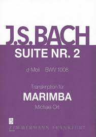 BACH J.S. - SUITE Nº2 REm BWV1008 MARIMBA