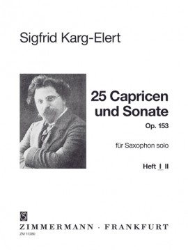 KARG ELERT S. - CAPRICHOS (25) Y SONATA - OP.153 Nº1