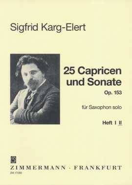 KARG ELERT S. - CAPRICHOS (25) Y SONATA - OP.153 Nº2