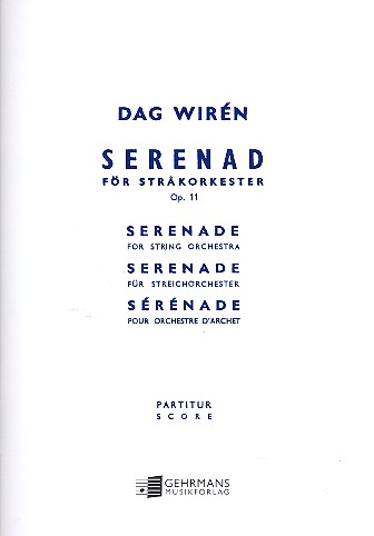 WIREN D. - SERENATA CUERDAS OP.11
