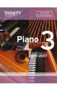 trinity college - piano exam pieces 2015-2017 grade 3 + cd
