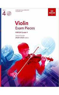 abrsm - violin exam pieces 2020-2023 g.4 score, part & cd