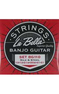 cuerda banjo - 6 cuerdas la bella bg110 (10 /12 /21w /30w /51)