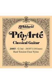 cuerda guitarra clasica - d´addario 3ª tension alta j4603