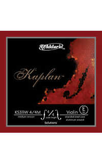 cuerda violin - d´addario kaplan mi 1ª ks311w no whistling
