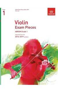 abrsm - violin exams pieces g.1 2016-2019 sc+p