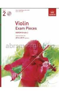 abrsm - violin exam pieces g.2 2016-2019 +cd