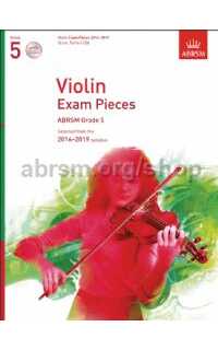 abrsm - violin exam pieces g.5 2016-2019 sc+cd