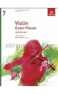 abrsm - violin exam pieces g.7 2016-2019 sc+pt
