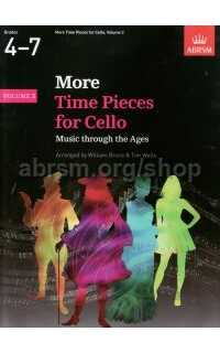 bruce/wells. - more time pieces v.2 cello (grades 4-7)