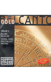 cuerda violonchelo - thomastik bel canto gold 3ª bc28g -sol medium