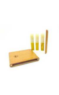 estuche portacañas sax tenor/clarinete bajo -4 cañas