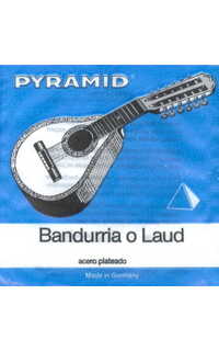 cuerda bandurria/laud - pyramid especial 1a acero plateada
