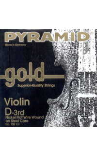cuerda violin - pyramid gold 3ª re 108.103