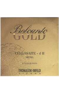 cuerda violonchelo - thomastik bel canto bc27g gold 2º re-d