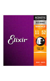 cuerda guitarra acustica - elixir nanoweb 11027 ( 011-052) jgo