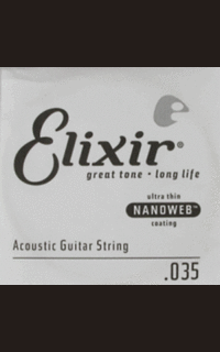 cuerda guitarra acustica - elixir poliweb 0.35