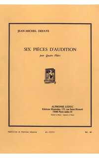defaye j.m. - piezas de audicion (6) - 4 flautas