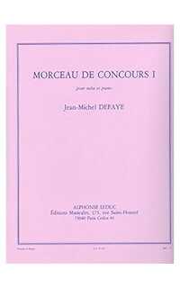 defaye j.m. - pieza de concurso i (clarinete y piano)