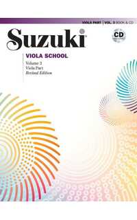 suzuki s. - escuela de viola revisada vº3 libro+cd