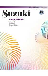 suzuki s. - escuela de viola revisada vº6 libro+cd