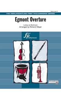 beethoven - egmont overture - for young orchesta - alfred music - /arr. richard meyer