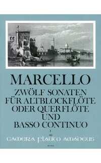 marcello b. - sonatas (12) op.2/1 flauta de pico (1-3)