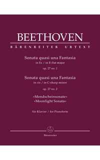 beethoven l.v. - sonatas quasi una fantasia op.27 nº 1 y 2 urtext