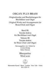 klomp/petersen. - organ plus brass vº3 (+pt)