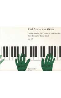 weber c.m. - piezas faciles - op.10
