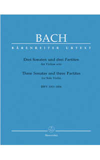 bach j.s. - sonatas y partitas urtext (6) - bwv.1001-1006 -violin-