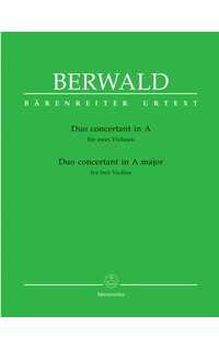 berwald f. - duo concertante la m - (2 violines)