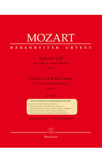 mozart w.a. - concierto nº1 sib m urtext - kv.207