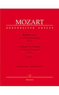 mozart w.a. - concierto nº3 sol m urtext - kv.216 - violin y piano