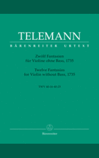 telemann g.p. - fantasias violin solo twv 40: 14-25 urtext (12) -