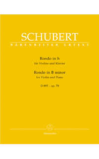 schubert f. - rondo brillante si m (d.895) - op.70