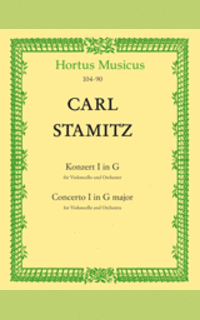 stamitz c. - concierto nº1 sol m -violonchelo y piano