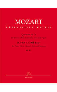 mozart w.a. - quinteto mib m urtext (ob/cl/tr/fgp) kv.452 p+pt