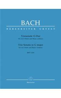 bach j.s. - sonata sol m urtext - bwv.1039