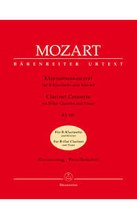 mozart w.a. - concierto la m urtext - kv.622 (ver.sib) urtext