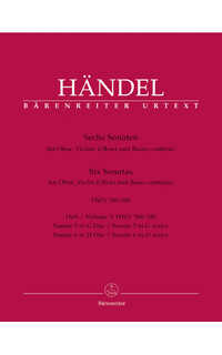 handel g.f. - sonatas v.3 (5-6) urtext ob/vp -