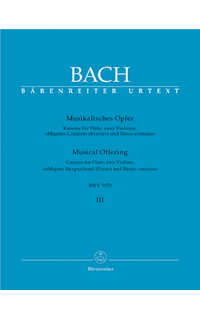bach j.s. - ofrenda musical (flauta 2 violines y piano)bwv 1079 urtext