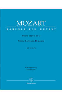 mozart w.a. - misa brevis re m - kv.65 (61a)