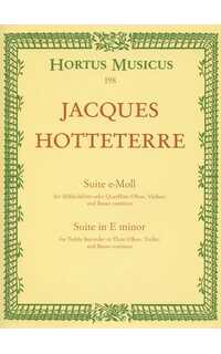 hotteterre j. - suite mi m - op.5 nº2 - flauta alto y continuo