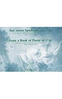 album - aus einem spielbuch von 1740 -19 piezas flauta dulce