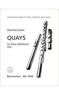 scelsi g. - quays flauta alto sola