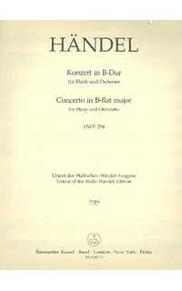 handel g.p. - concierto sib m - op.4/6 hwv 294 - arpa