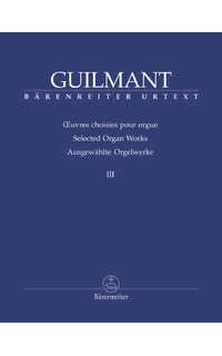 guilmant f. - obra escogida para organo iii.