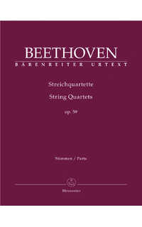 beethoven l.v. - cuartetos cuerda op.59 2v/va/vc urtext